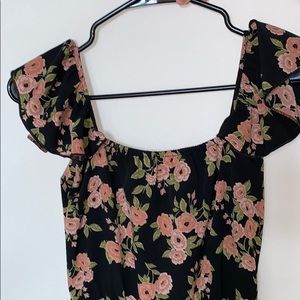 Amuse Society off the shoulder dress